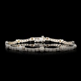 14K Gold 0.92ctw Diamond Bracelet