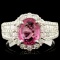 18K Gold 2.03ct Spinel & 1.11ctw Diamond Ring