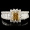 18K Gold 2.70ctw Fancy Diamond Ring