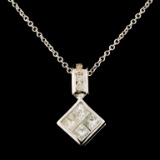 14K Gold 0.43ctw Diamond Pendant