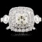 18K White Gold 1.60ctw Diamond Ring