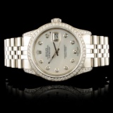 Rolex DateJust 1.50ctw Diamond 36MM Wristwatch