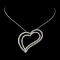 18K White Gold 1.52ctw Diamond Necklace