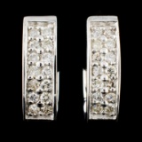 14K Gold 0.42ctw Diamond Earrings