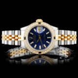 Rolex YG/SS DateJust 1.00ct Diamond Ladies Wristwa