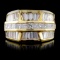 18K Yellow Gold 2.93ctw Diamond Ring