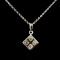 14K Gold 0.18ctw Diamond Pendant