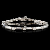 14K Gold 1.12ctw Diamond Bracelet