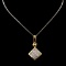 18K Yellow Gold 1.00ctw Diamond Pendant