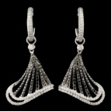 18K Gold 2.15ctw Diamond Earrings