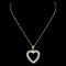 14K Gold 0.58ctw Diamond Pendant