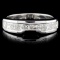 18K White Gold 0.71ctw Diamond Ring