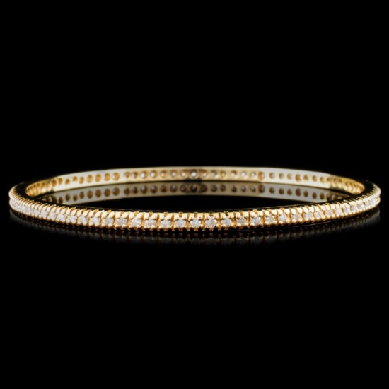 14K Gold 2.08ctw Diamond Bracelet