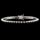 18K Gold 1.42ctw Diamond Bracelet