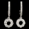 14K Gold 1.76ctw Diamond Earrings