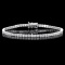 ^18k White Gold 5.00ct Diamond Bracelet