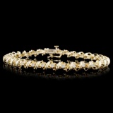 14K Yellow Gold 1.00ctw Diamond Bracelet