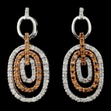 14K Gold 1.30ctw Diamond Earrings