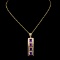 14K Gold 2.25ctw Amethyst Pendant