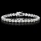 18k White Gold 9.00ct Diamond Tennis Bracelet