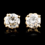 14K Gold 0.48ctw Diamond Earrings