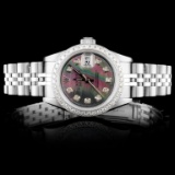 Rolex SS DateJust Diamond Ladies Wristwatch