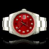 Rolex DateJust 116200 SS 1.35ct Diamond 36MM Watch