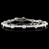 14K Gold 1.62ctw Diamond Bracelet