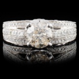 18K White Gold 2.65ctw Diamond Ring