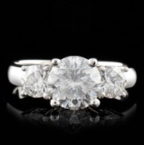 14K White Gold 2.14ctw Diamond Ring