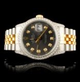 Rolex DateJust 1.50ctw Diamond 36MM Wristwatch