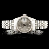 Rolex DateJust 18K & SS Ladies Wristwatch