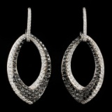 14K Gold 1.54ctw Fancy Color Diamond Earrings