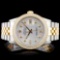 Rolex YG/SS DateJust Diamond 36MM Watch