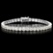 18k White Gold 12.00ct Diamond Tennis Bracelet