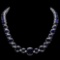 14k Gold 170.00ct Sapphire & 2.00ct Diam Necklace