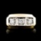 14K Gold 0.56ctw Diamond Ring