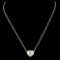 0.50ctw Diamond Platinum Pendant