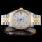 Rolex YG/SS DateJust Diamond 36MM Watch