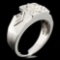 14K Gold 0.54ctw Diamond Ring