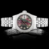 Rolex SS DateJust Diamond Ladies Wristwatch