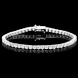 18k White Gold 7.00ct Diamond Bracelet