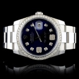 Rolex DateJust 116200 SS 1.35ct Diamond 36MM Watch