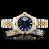 Rolex YG/SS DateJust 1.00ct Diamond Ladies Wristwa