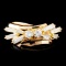 18K Gold 0.54ctw Diamond Ring