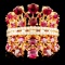 18K Gold 4.67ctw Ruby & 0.45ctw Diamond Ring