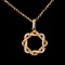 14K Gold 0.32ctw Diamond Pendant