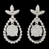 14K Gold 1.66ctw Diamond Earrings