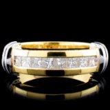 18K Gold 0.58ctw Diamond Ring