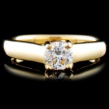 14K Gold 0.46ctw Diamond Ring